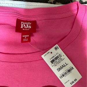 Macys- PJ top- size small- pink